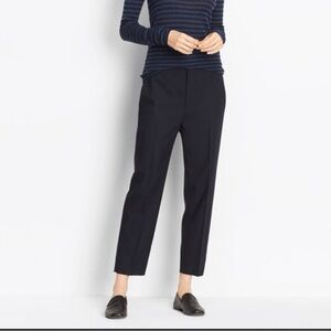 Vince Tapered Crop Trousers stretch Wool Crop #V415521436 made in Italy